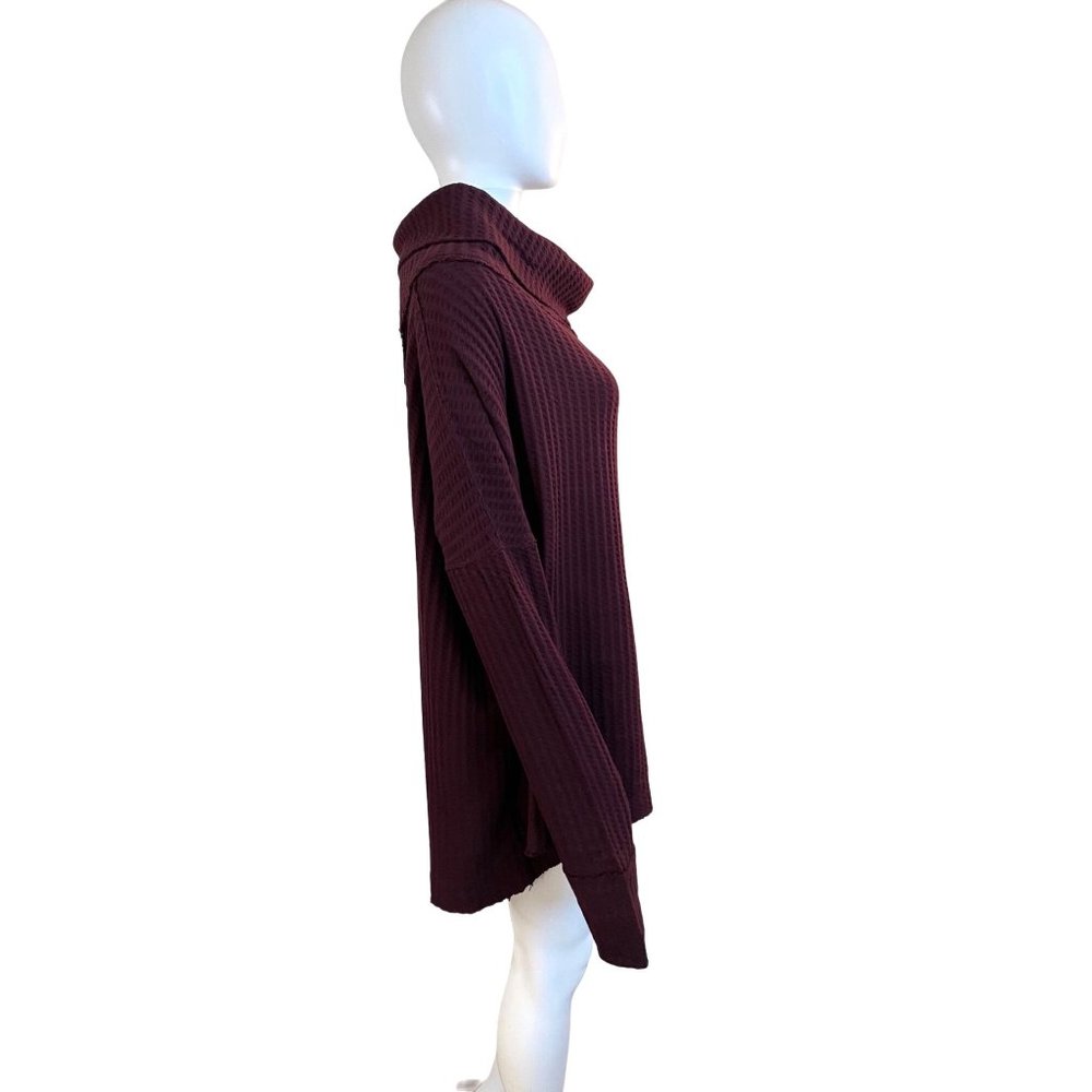 Free People Juicy Long Sleeve Thermal Sweater Size M Date Night - Picture 3 of 7